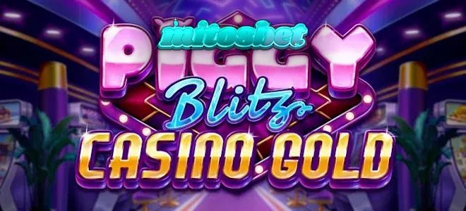 Tampilan visual slot Piggy Blitz Casino Gold dengan nuansa pesta mewah